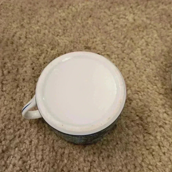 Vera Bradley by Barnes & Noble Tea for One Blue Rhapsody Tea Pot Set EUC - Picture 9 of 14